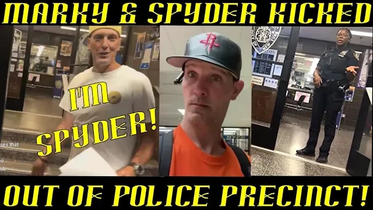 Frauditor Marky the Meter Maid & Spyder Kicked Out of 84th Police Precinct!