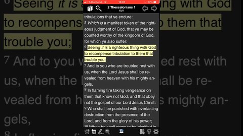 Seeing [it is] a righteous thing with God to recompense tribulation to them that trouble you;