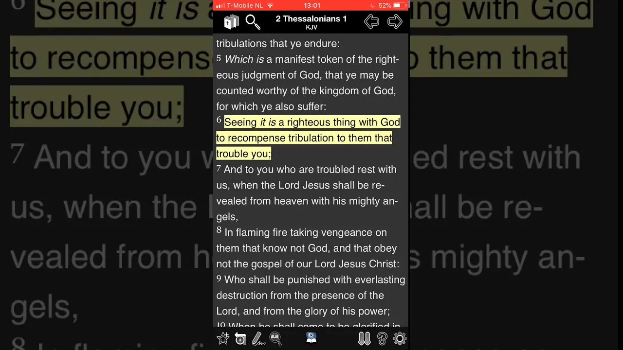 Seeing [it is] a righteous thing with God to recompense tribulation to them that trouble you;