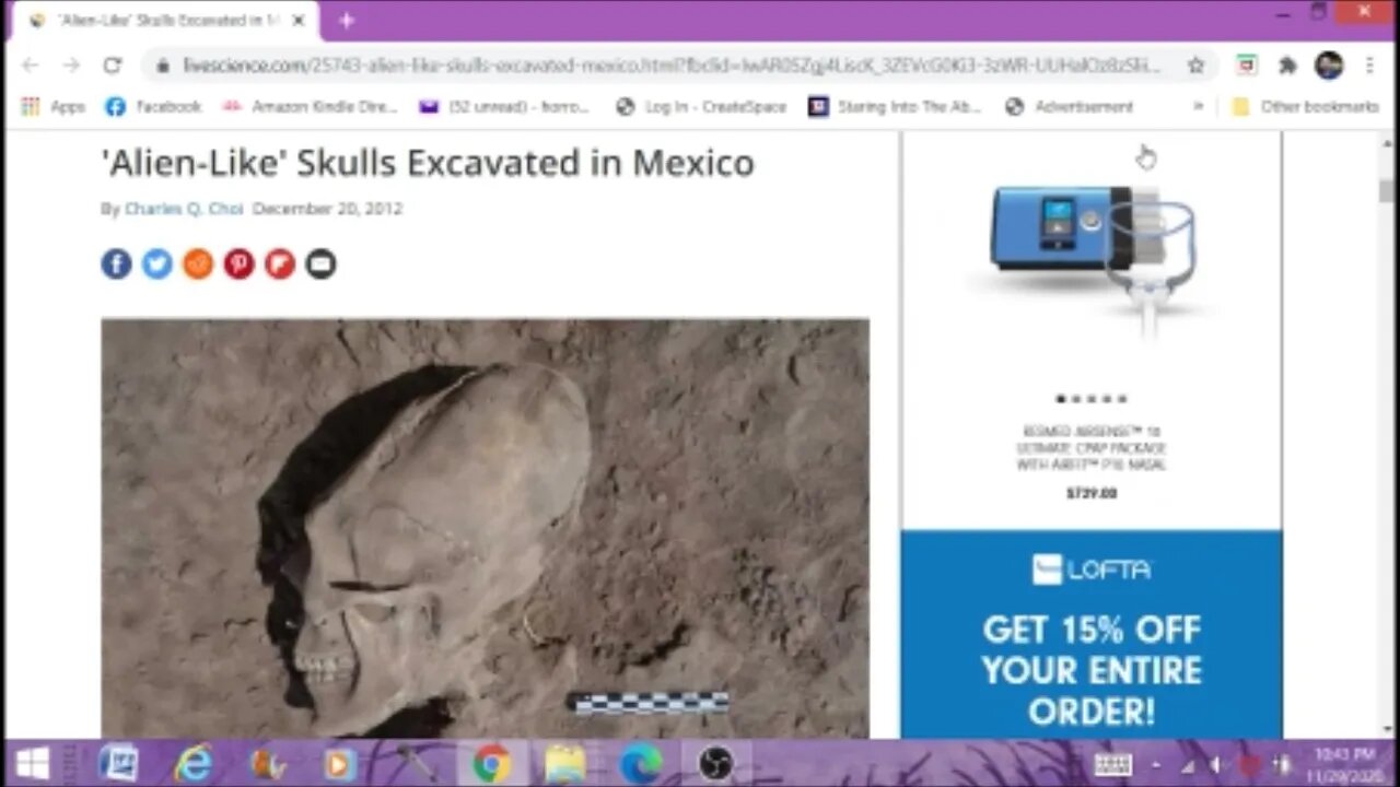 Alien Like Skulls Excavated In Mexico Paranormal News