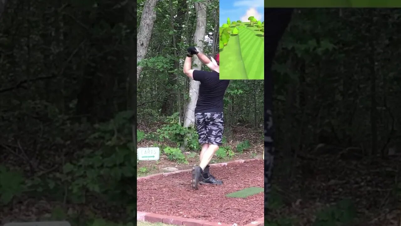 Hole 3 - Castine GC #Shorts #Golf #GarminR10 #SimGolf #YoutubeShorts