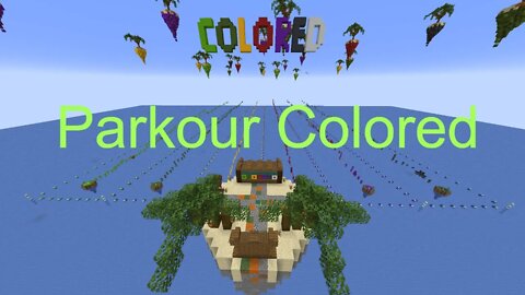 Minecraft Colored Parkour