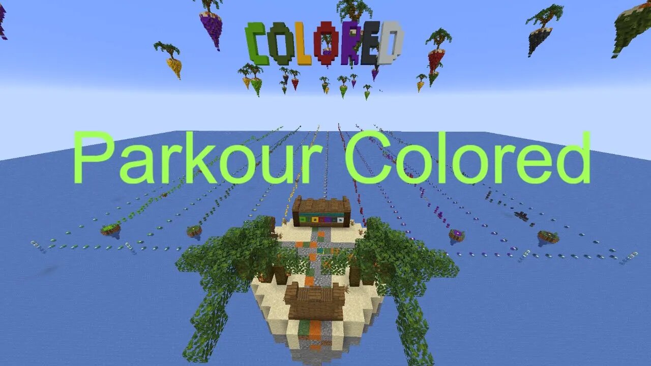 Minecraft Colored Parkour