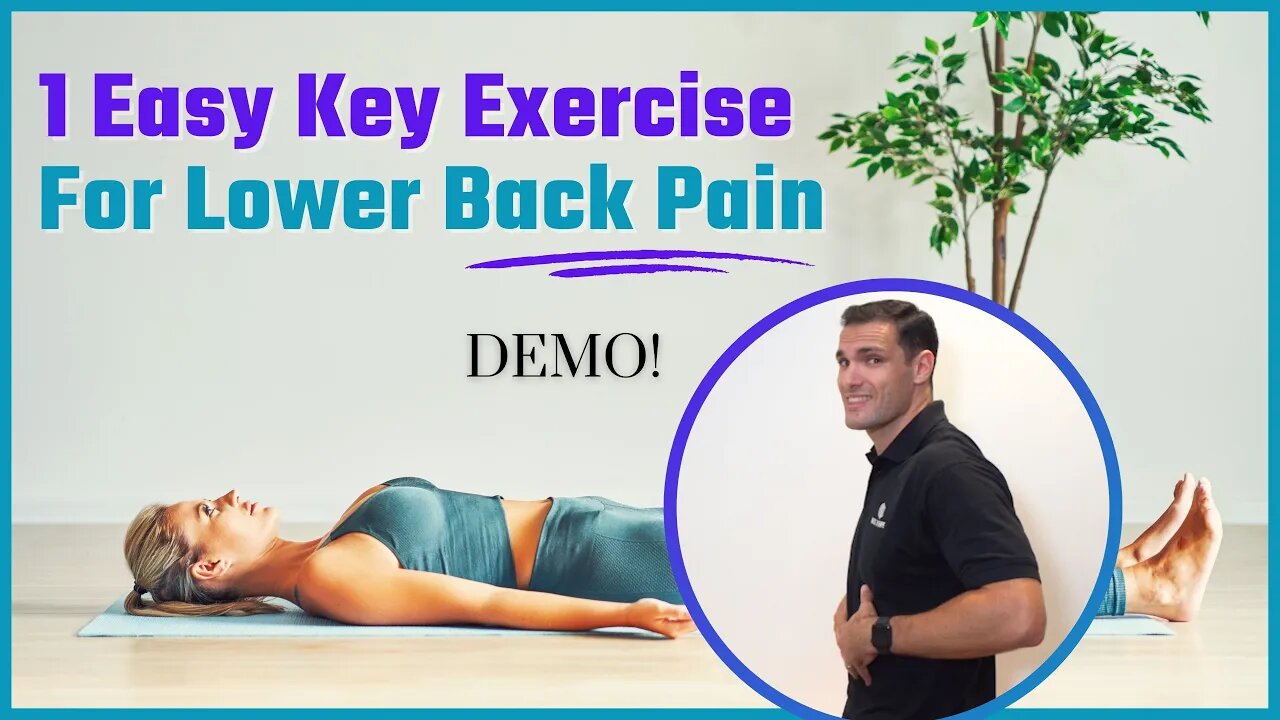 One Quick Exercise To Help Your Back Right Now - How To Engage Your Core