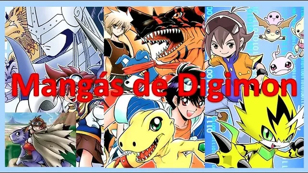 Quais são todos os Mangás de Digimon?