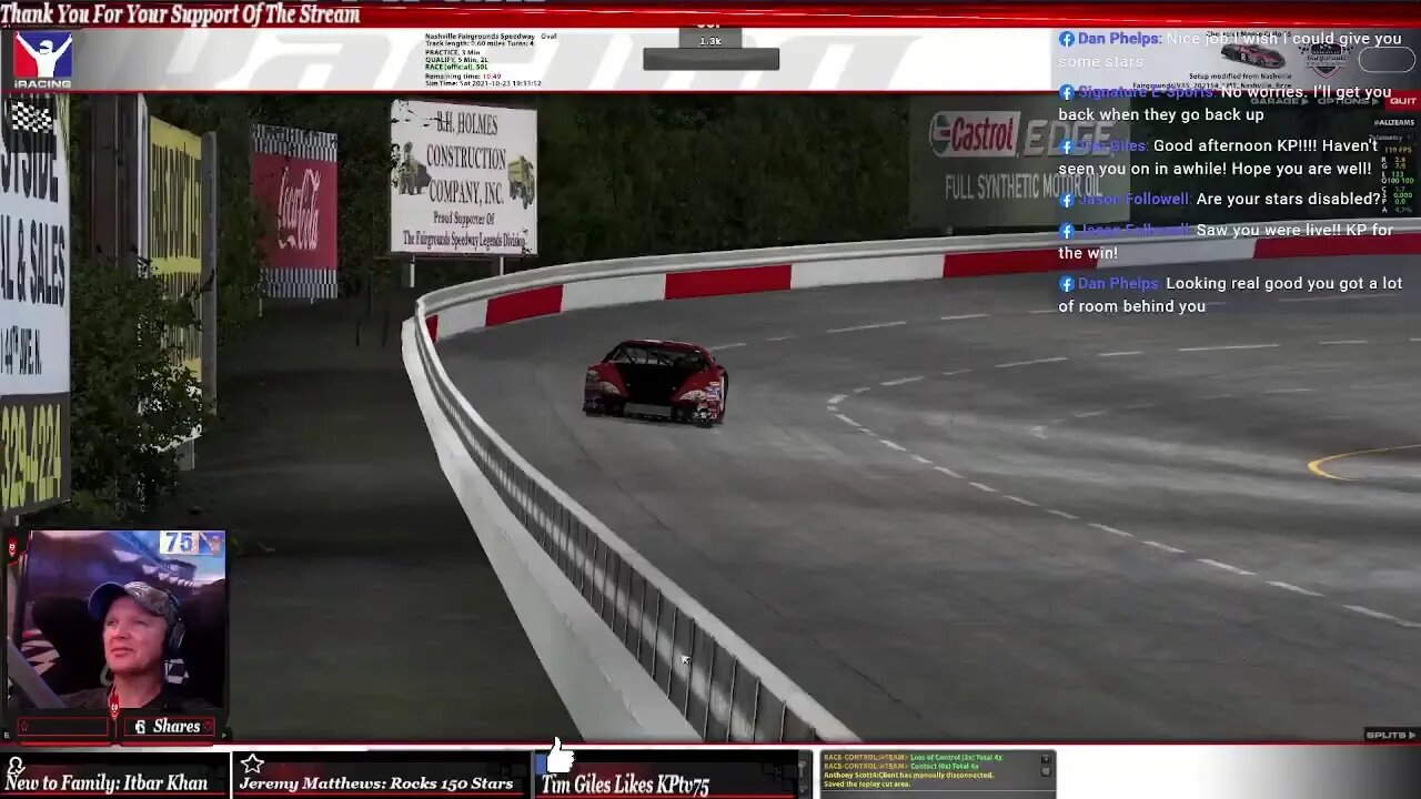 Lets just have some fun! Lets Go NASCAR iRacing! KPtv