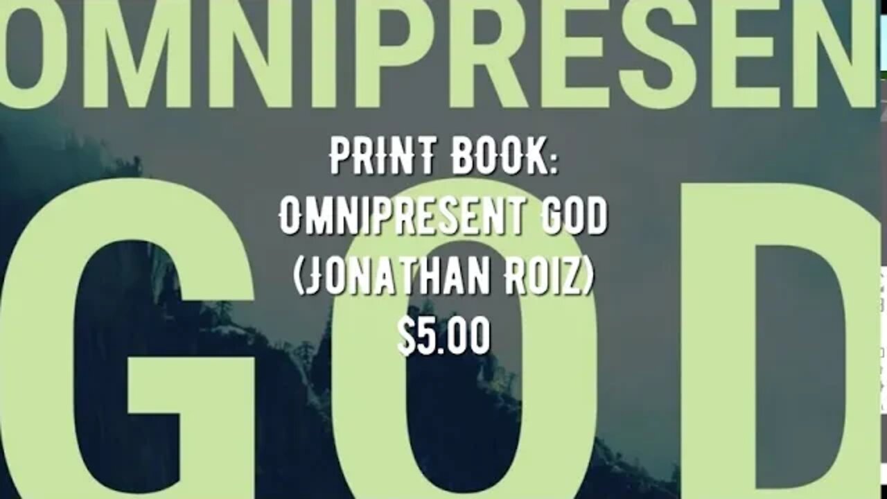 PRINT BOOK: Omnipresent God Jonathan Roiz
