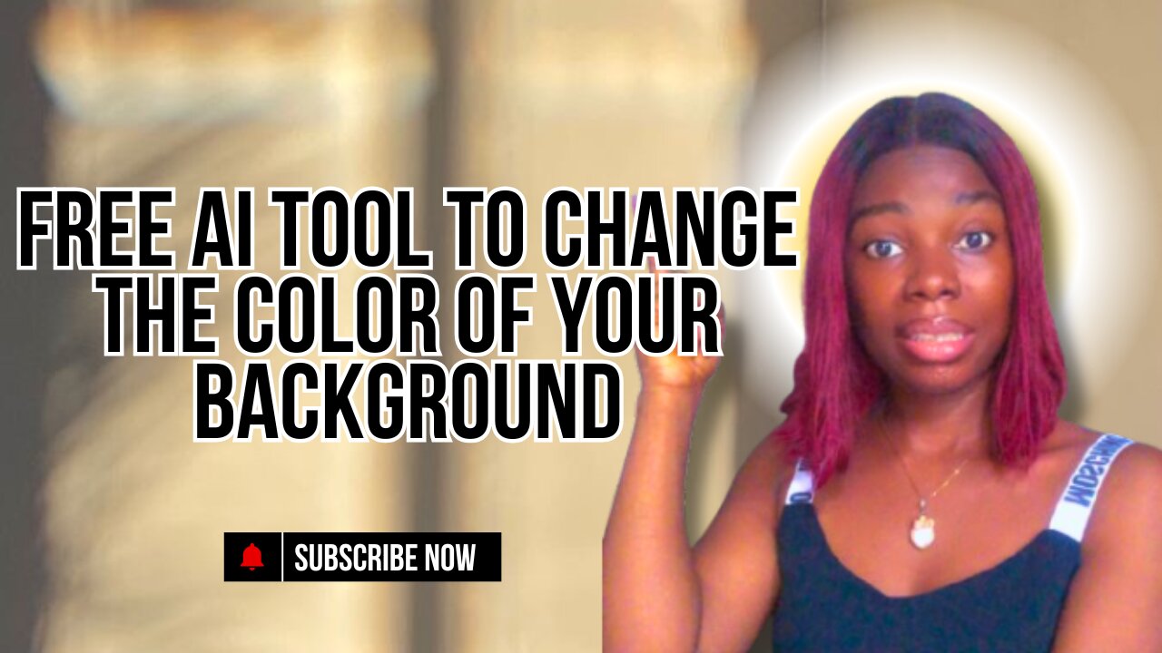 Let AI change the color of your background and edit your videos ( simple and free)