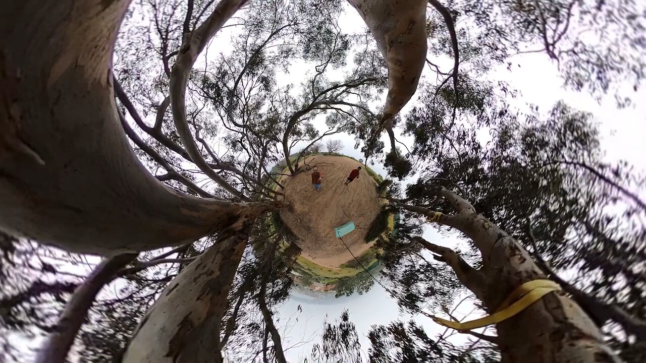 Blasian Babies DaDa Was Taken To One Of San Diego's Secret Swings With Ocean Views By A Buddy!