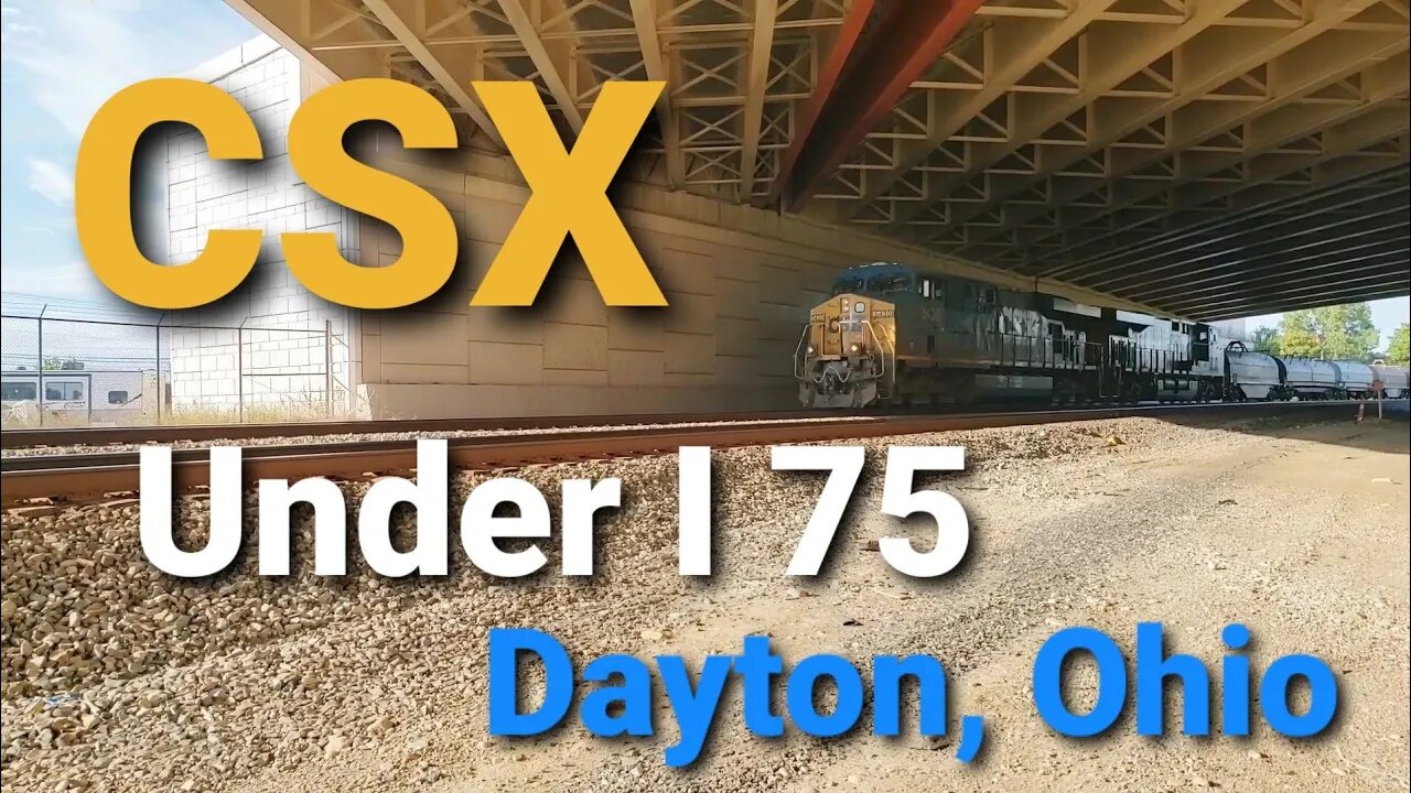 CSX under I 75 Dayton Ohio series Pt 4 of 4