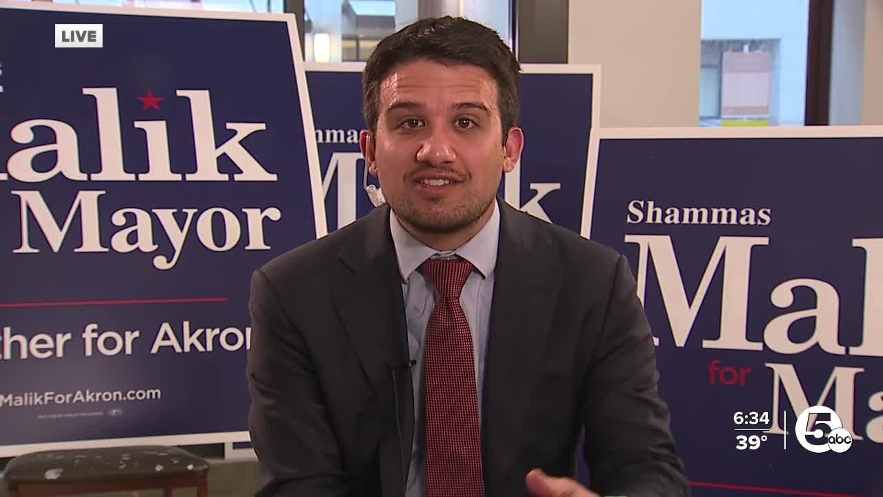 Shammas Malik projected to win Akron’s mayoral race in primary election