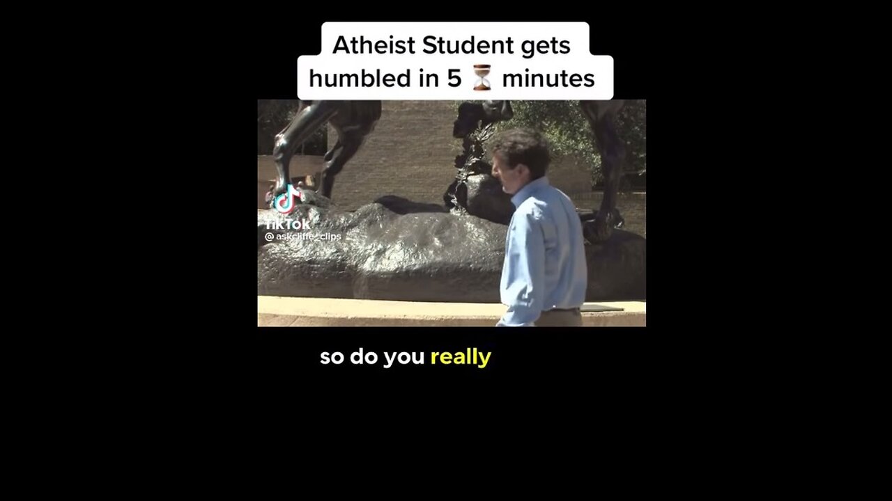 Atheist student gets humbled in 5 minutes