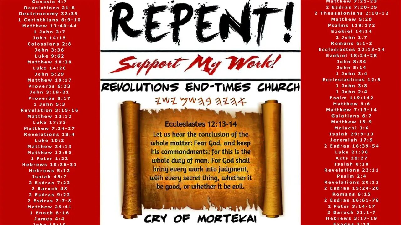 You Must Become God's Law or you will perish, and, are ALREADY DEAD. red pill mgtow nwo tiktok fortn