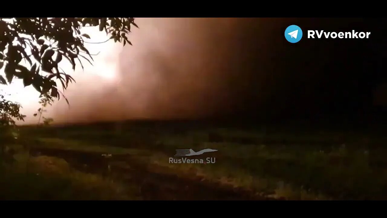 Russia's "O" Group MLRS "Tornado-G" Inflicts A Powerful Blow To Ukrainian Strongholds In Slovyansk