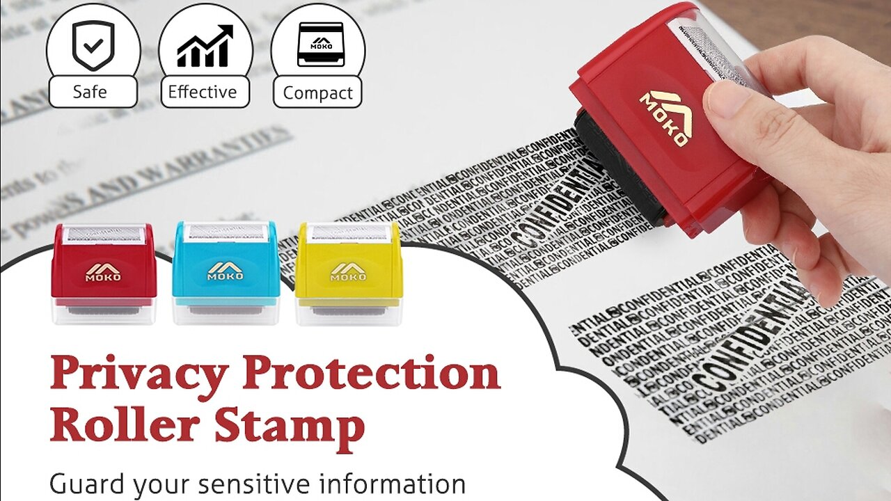 Guard Your ID | Identity Protection Stamps & Rollers