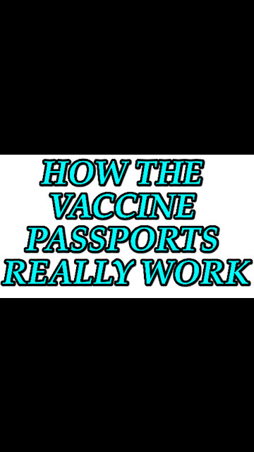 HOW THE VACCINE PASSPORT REALLY WORKS!