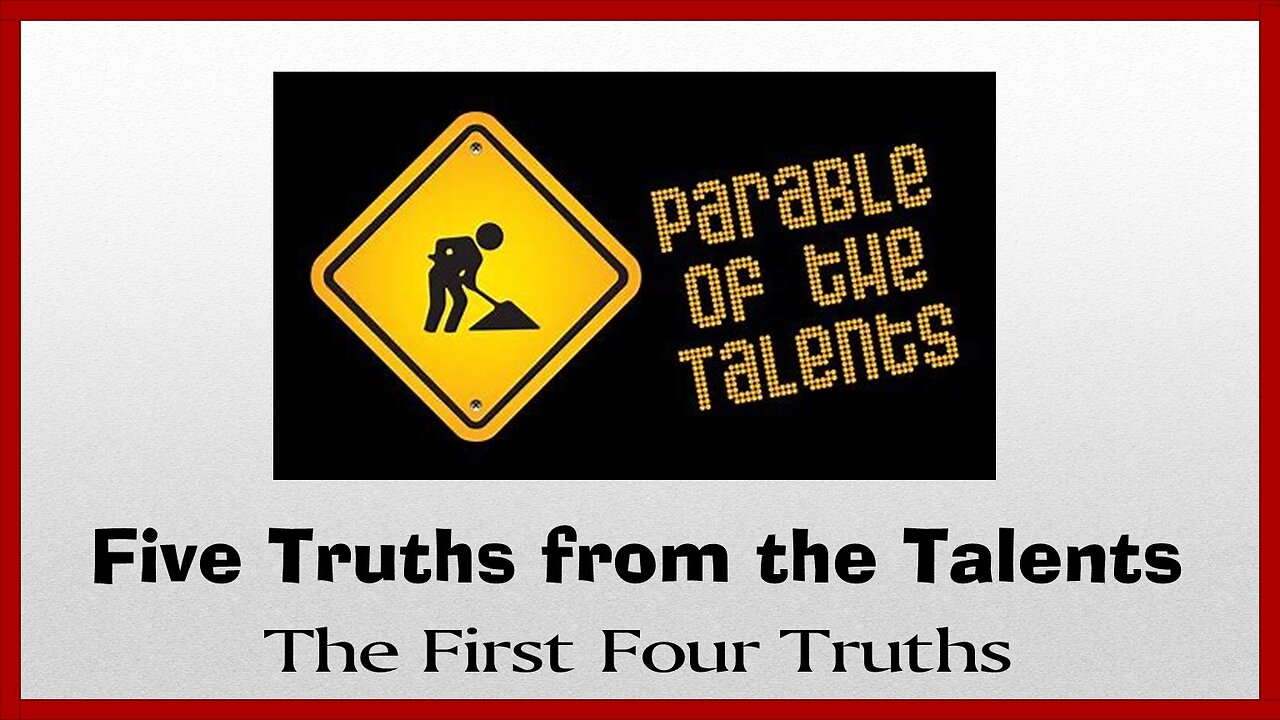 Freedom River Church - Sunday Live Stream - Five Truths from the Talents: Part 1