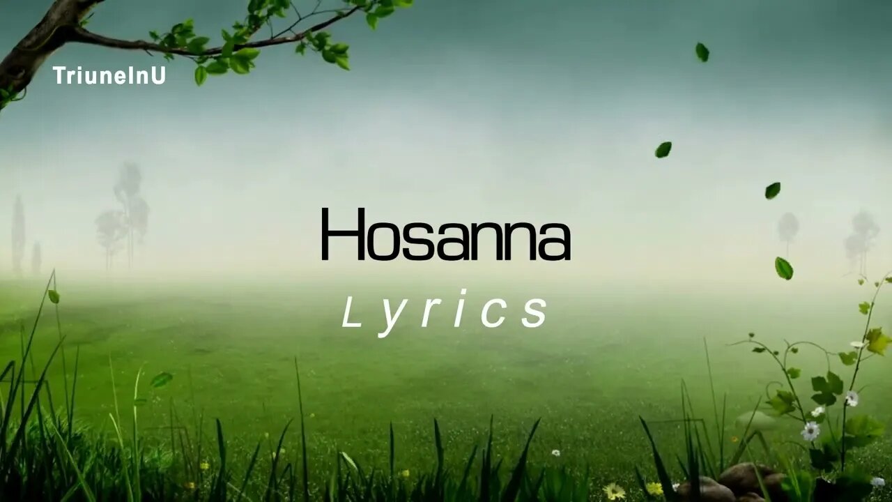 Hosanna (Paul Baloche) Lyrics