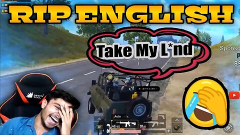 RIP ENGLISH #1 | TROLLING WITH RANDOMS IN PUBG MOBILE😂 | LoLzZz GAMING