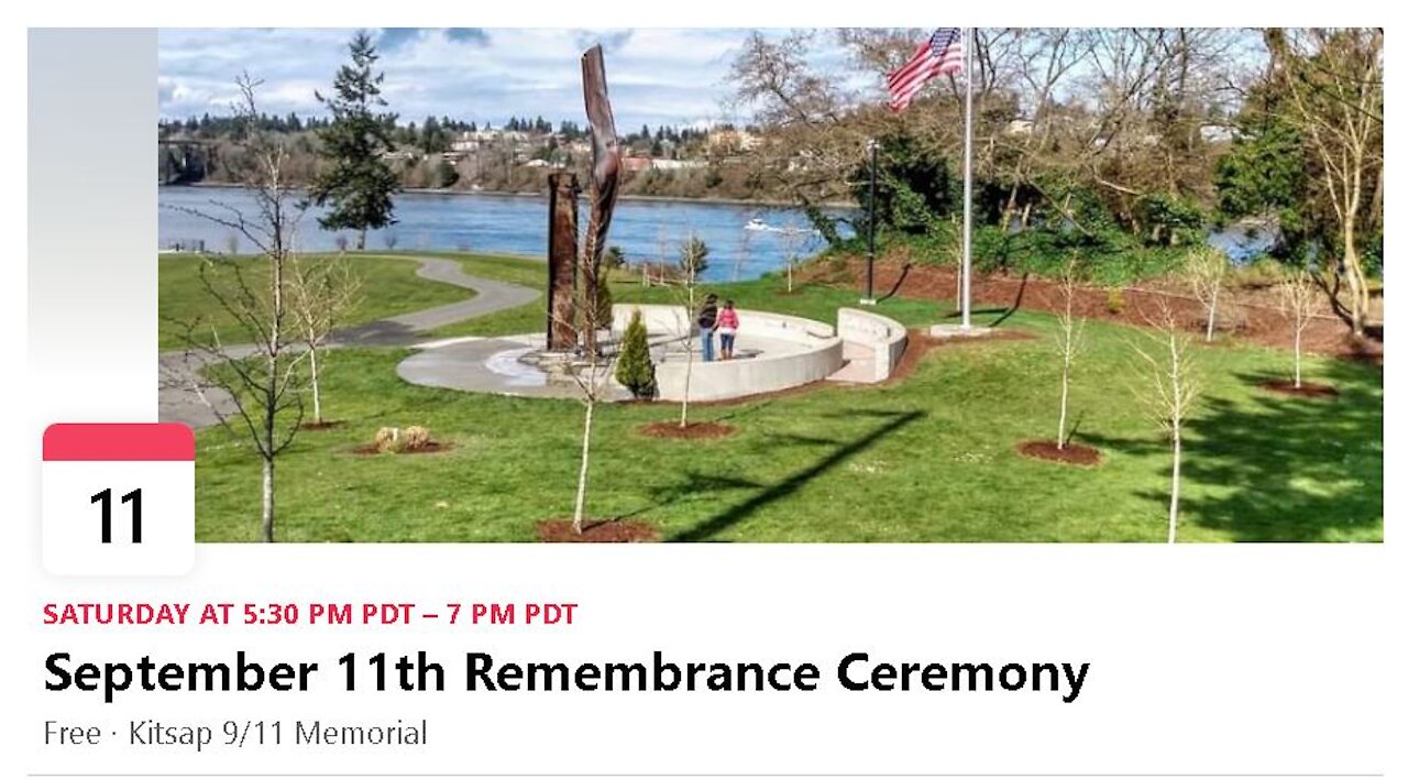 Kitsap 9/11 Remembrance Ceremony 20th Anniversary