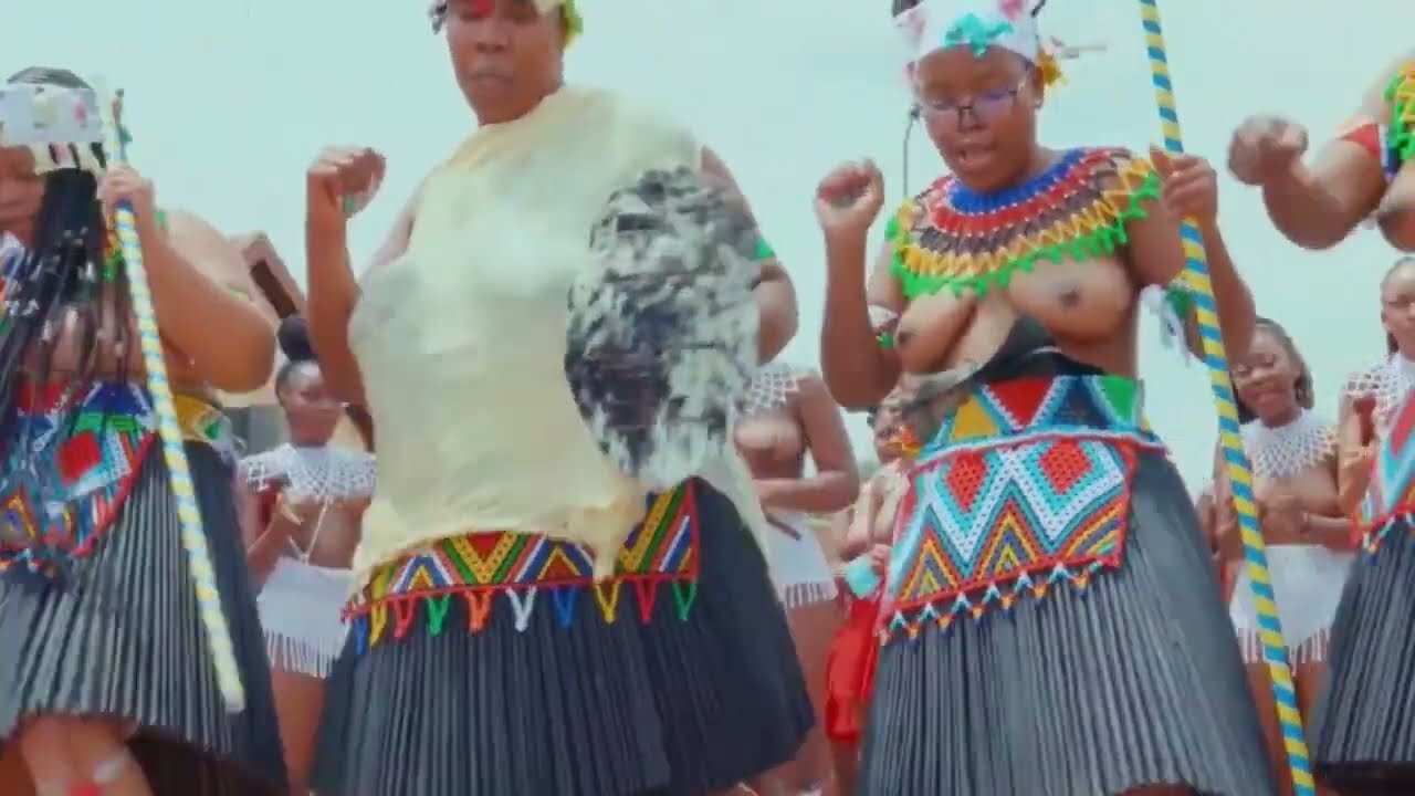 Virgin African dance tribal goes wild