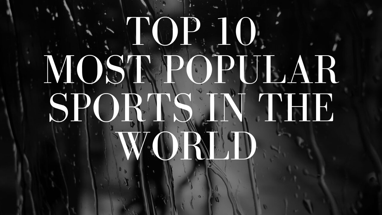 Top 10 Most Popular Sports In The World With Fan Following #top10 #facts