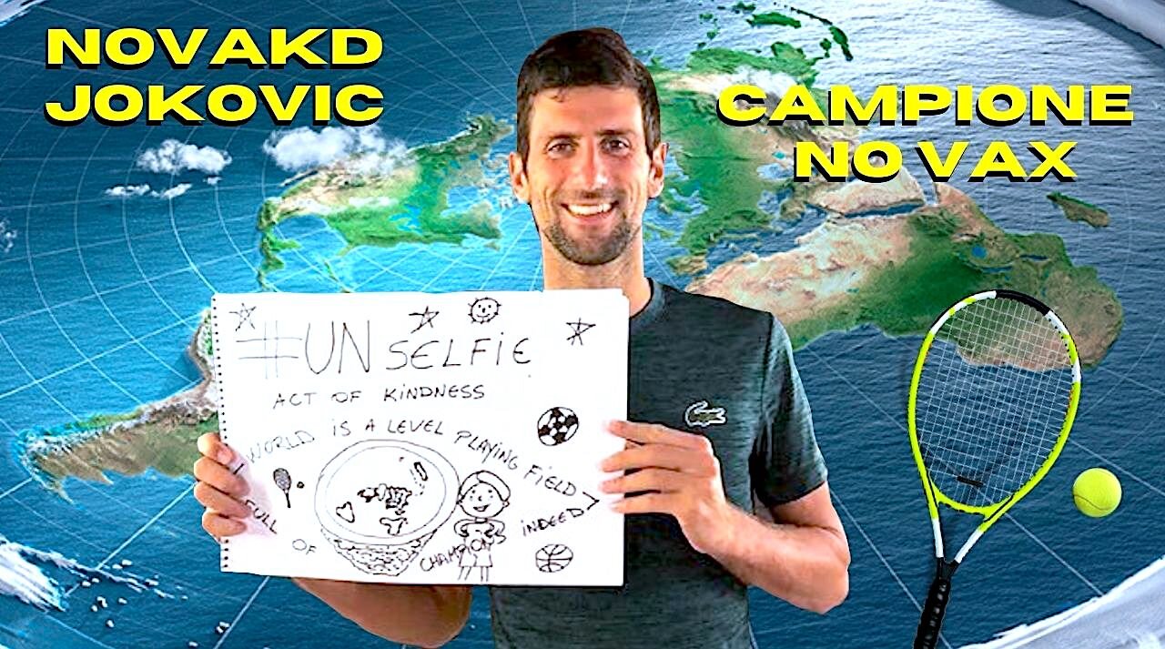 JOKOVIC IL CAMPIONE DI TENNIS CONTRO I VACCINI: UN EROICO ESEMPIO DI RESISTENZA!