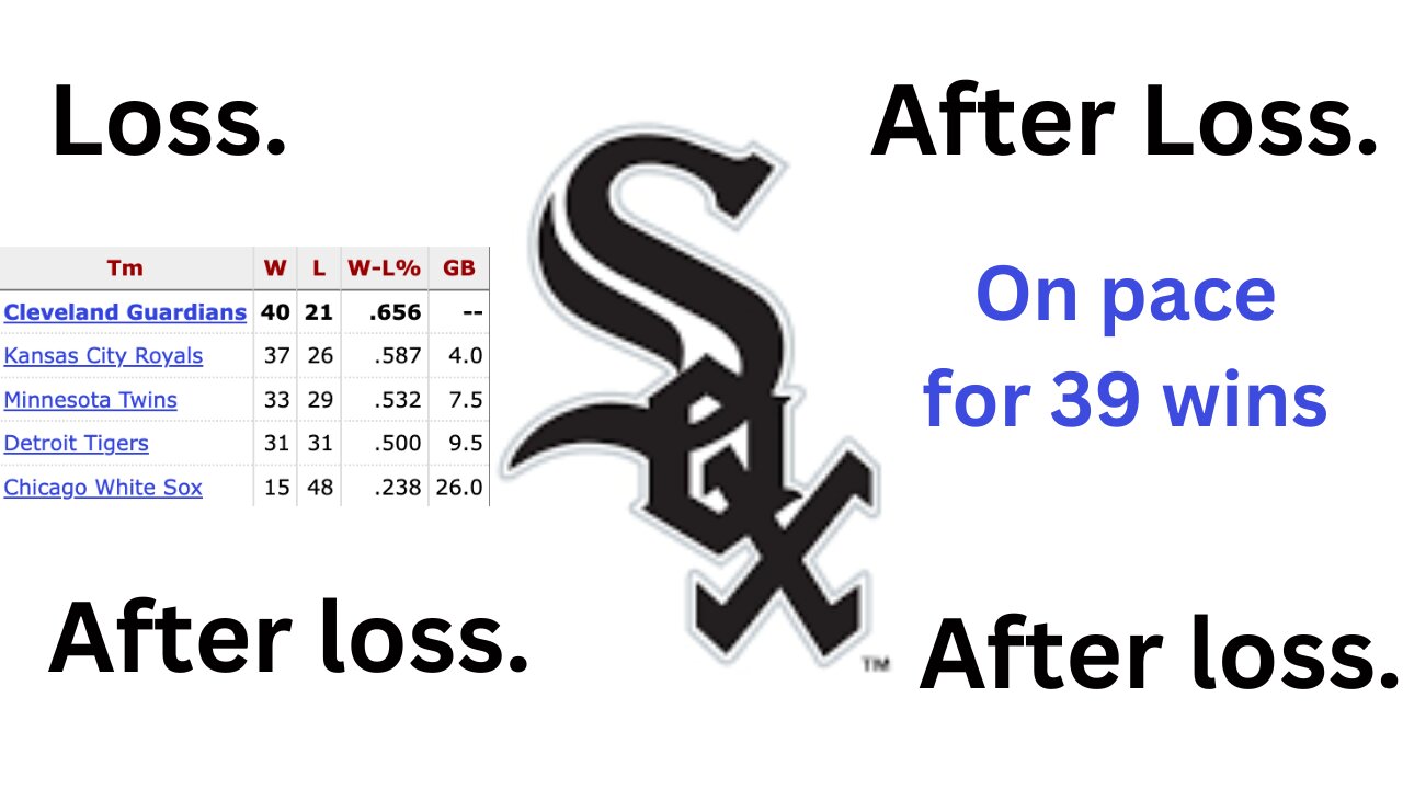 After 14 losses in a row, could the Chicago White Sox finish with worst record of the modern era?
