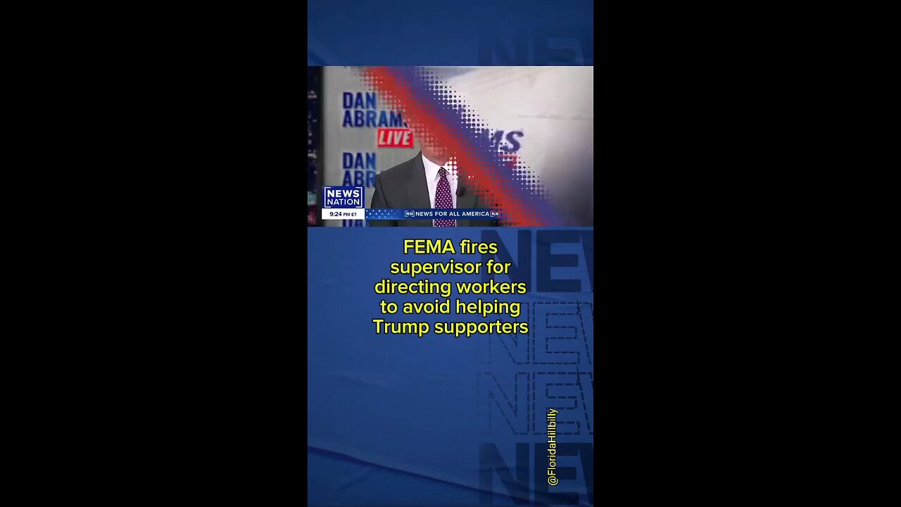 Toxic FEMA Employee is fired for skipping homes advertising Donald Trump for President