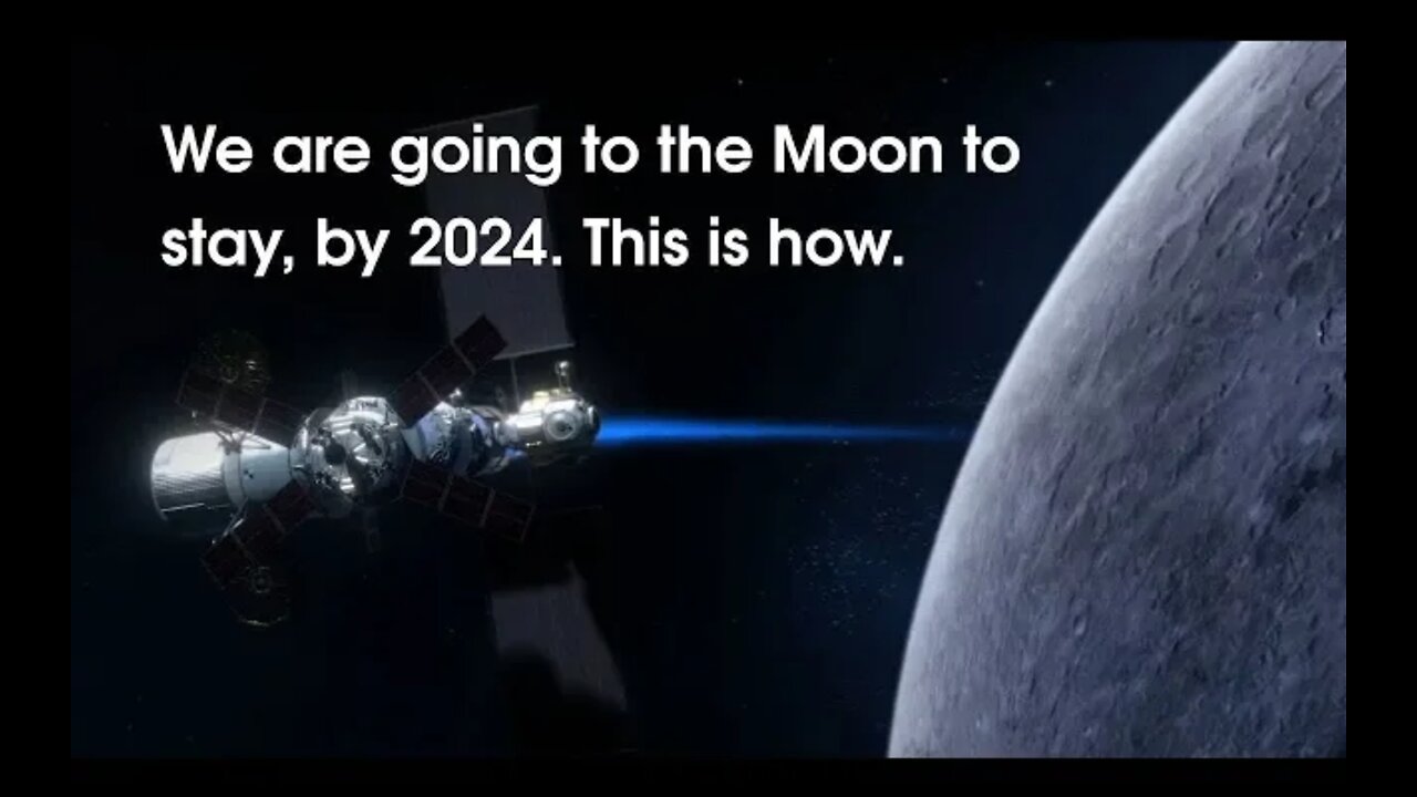 We go to moon by 2024 to stay this is how