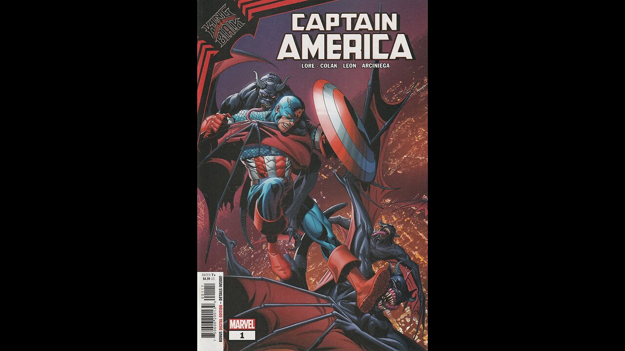 King in Black: Captain America -- Issue 1 (2021, Marvel Comics) Review