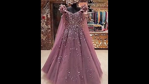 Beautiful pinkish frock for gils