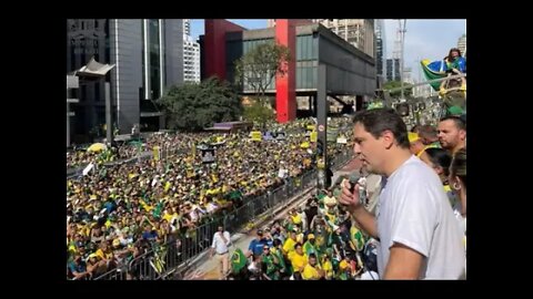 Descendente de Dom Pedro I fez o mesmo discurso da independência