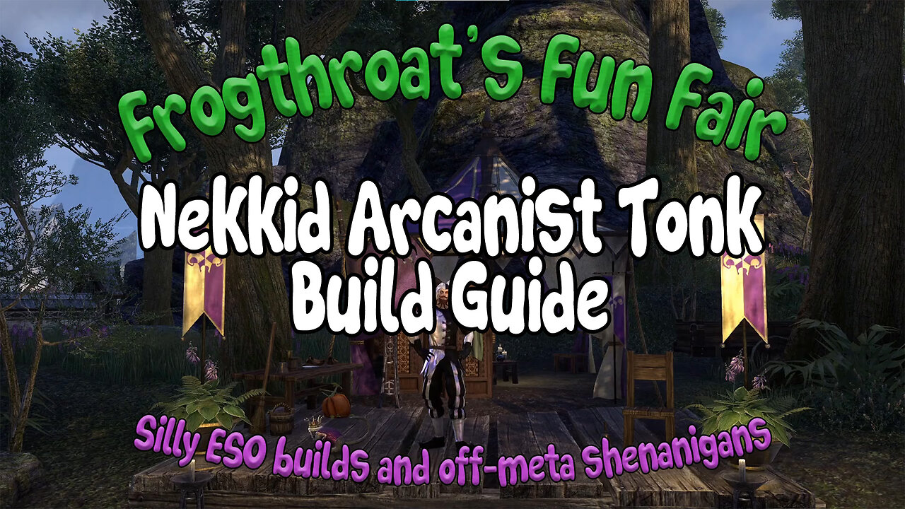 ESO Arcanist naked tank build guide