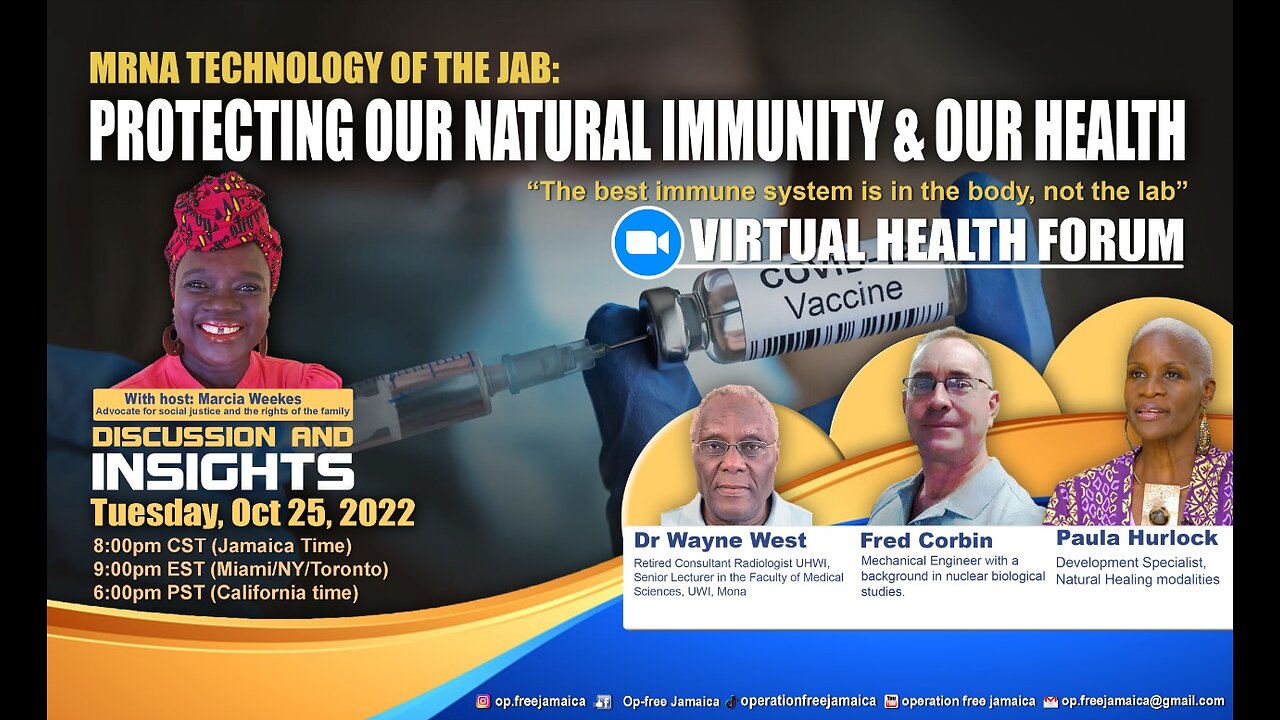 Operation Free Jamaica - Virtual Health Forum 3.0 (Re-Uploaded)