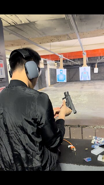 My friend from Thailand is starting to like guns