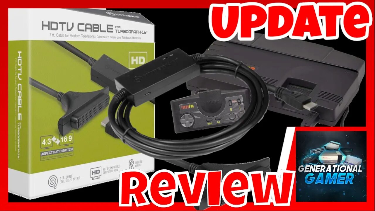 TurboGrafx 16 (TG16) Hyperkin HDMI Cable Review (Updated!)