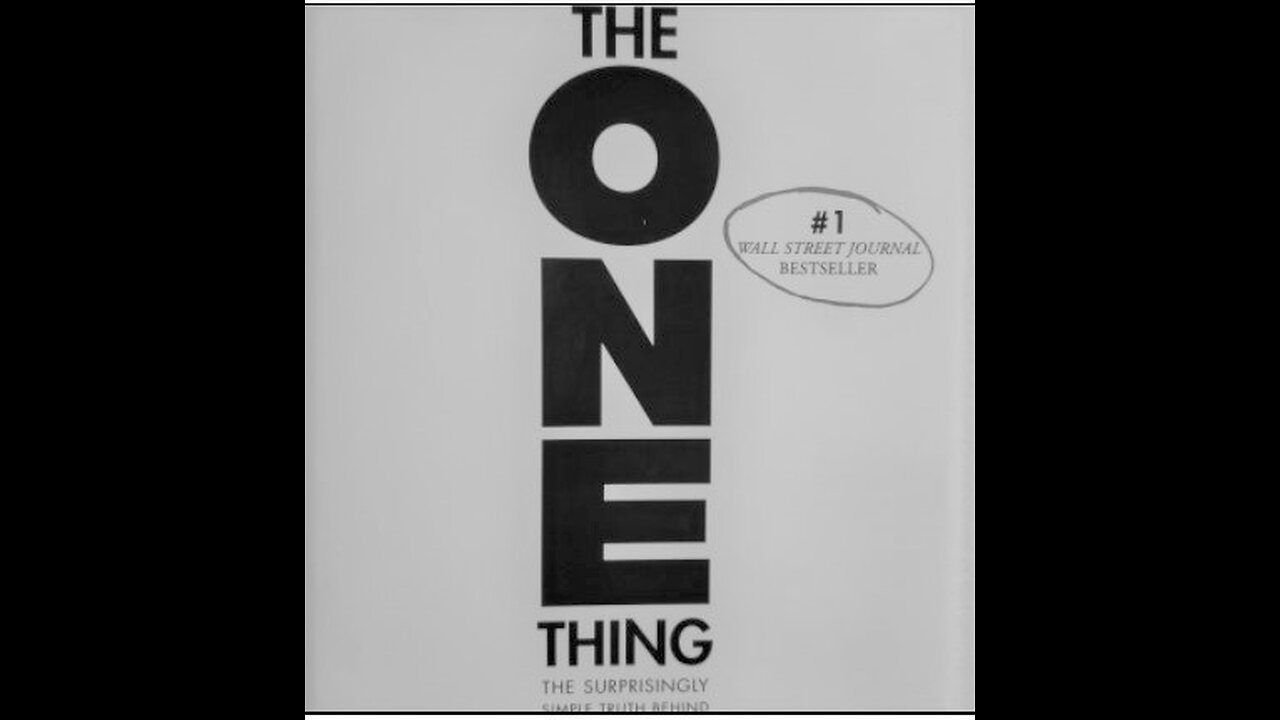 The One Thing: Extraordinary Results (Live With Purpose)