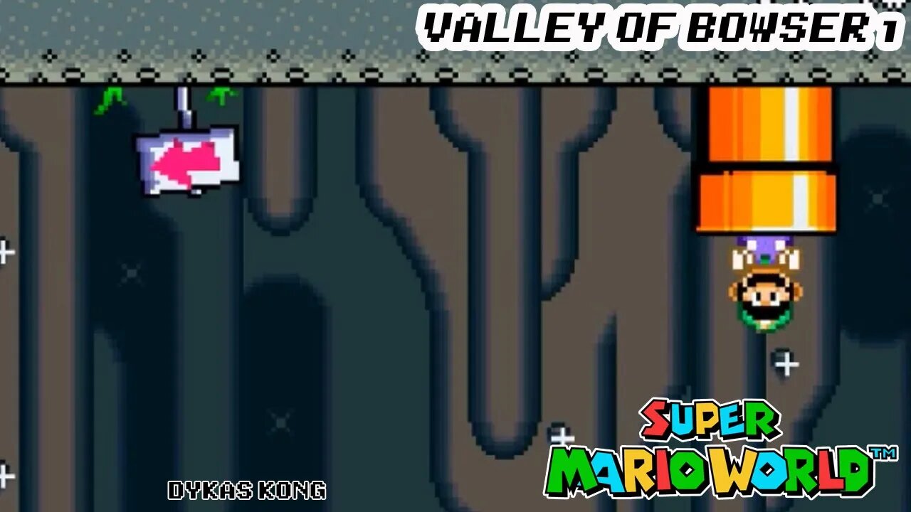 Valley of Bowser 1 | All Dragon Coins | Super Mario World