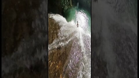 Down the falls Chiapas, Mexico