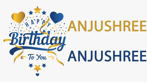 Happy Birthday to Anjushree - Hindi Birthday Wish From Birthday Bash