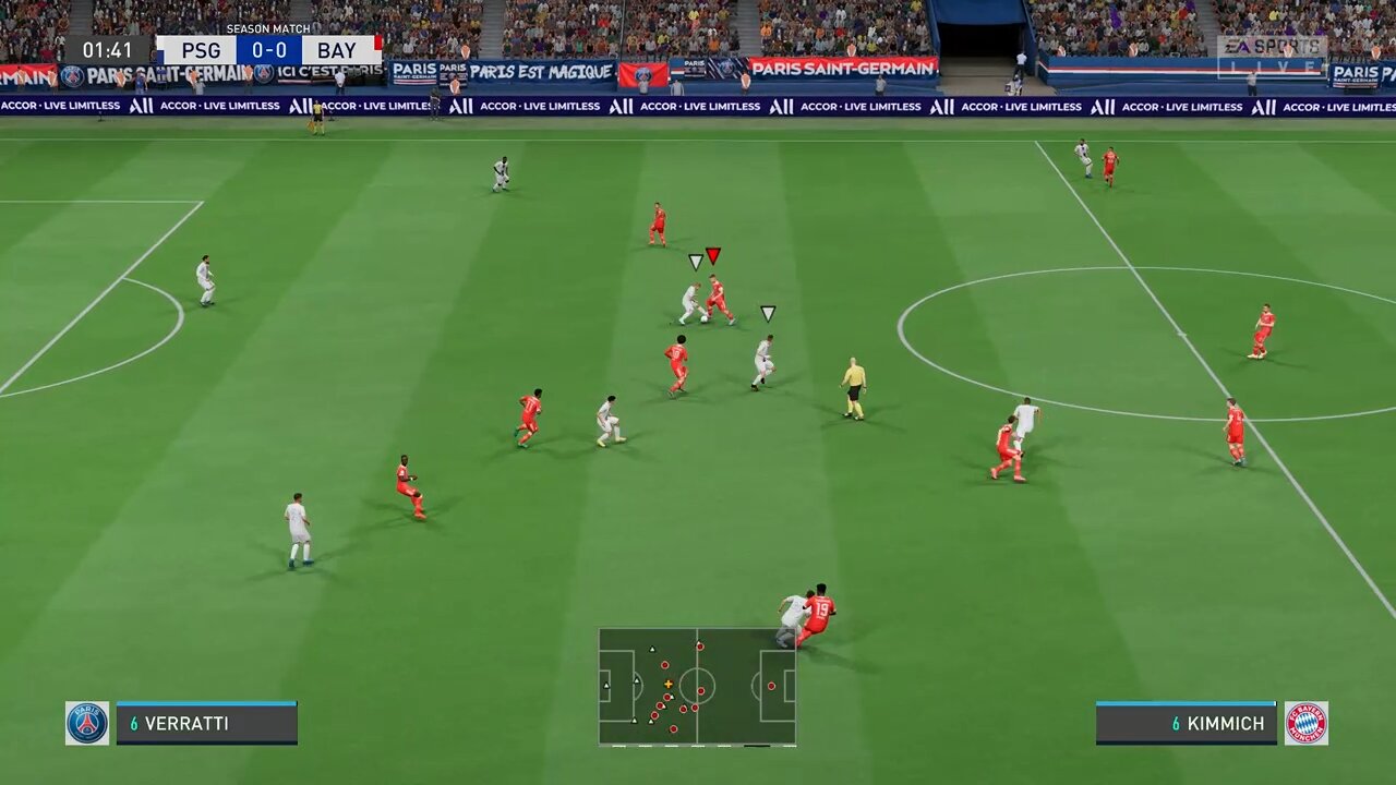 Nasty free kick in fifa23 online seasons
