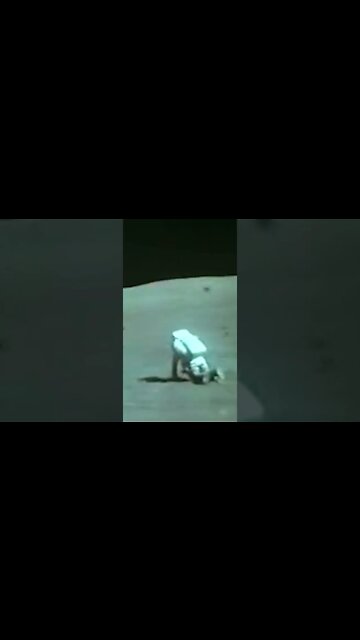 Som ET - 45 - Moon - Apollo 17 - Gene comes bounding energetically down the mountain #Shorts