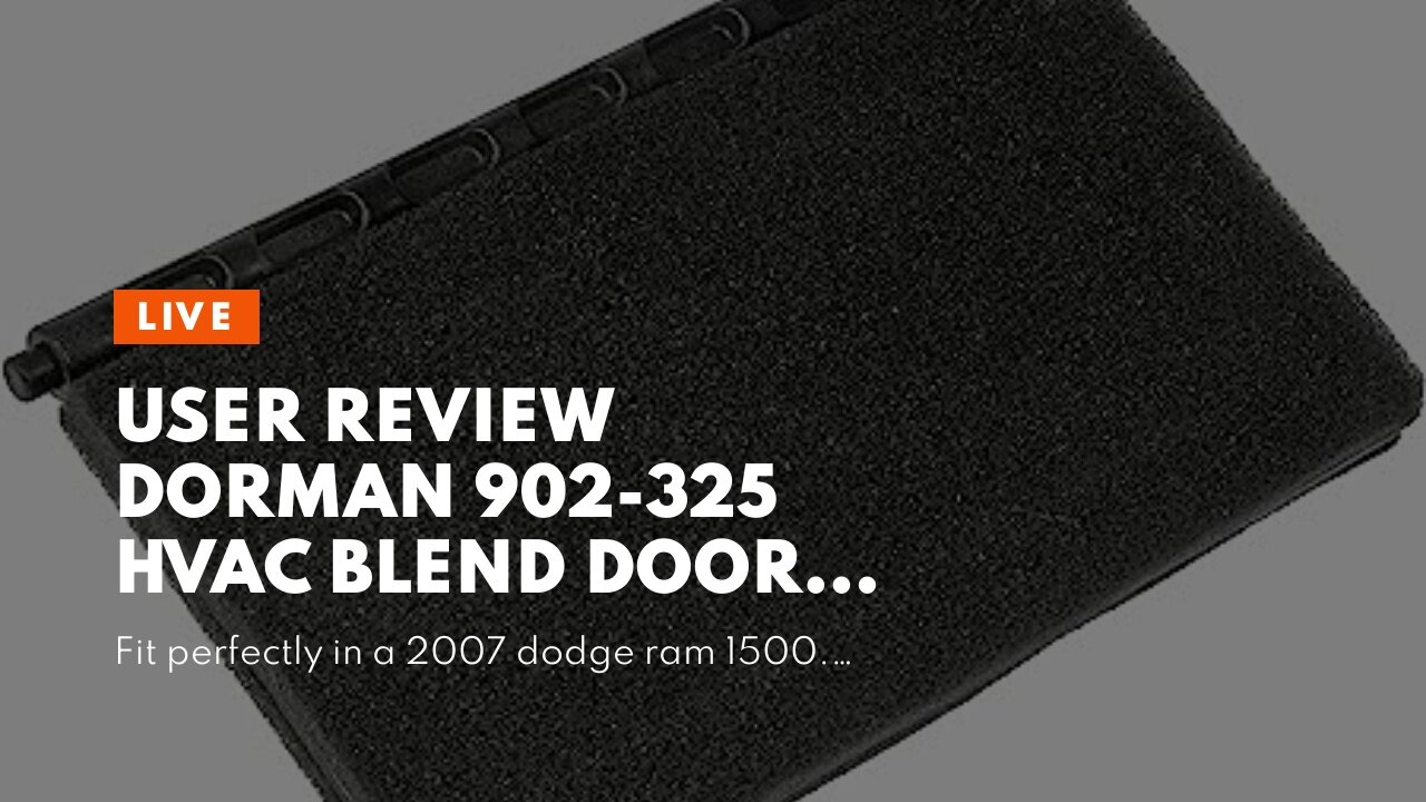 User Review Dorman 902-325 HVAC Blend Door Repair Kit for Select Dodge Models