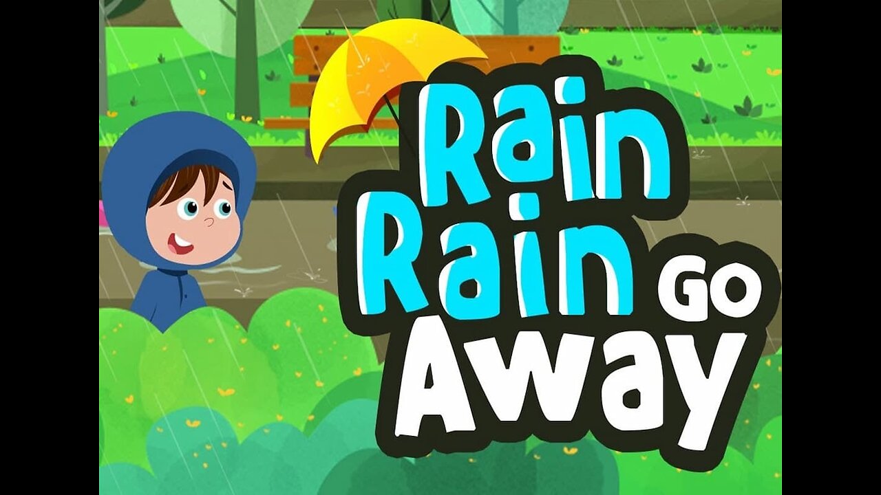 Rain, Rain, Go Away Nursery Rhyme With Lyrics - Cartoon Animation Rhymes & Songs for Children