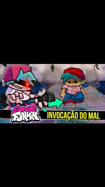 MAL que INVADIU FRIDAY NIGHT FUNKIN | vs FAKE FNF #shorts