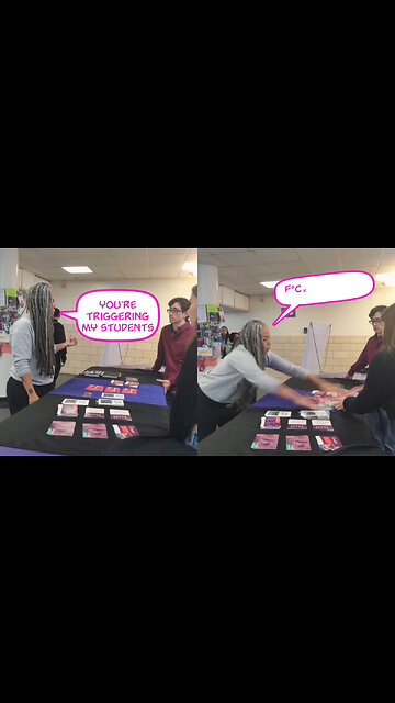 Professor Caught on Video Trashing Pro-Life Display, Berating Students: 'This is Bullsh*t'