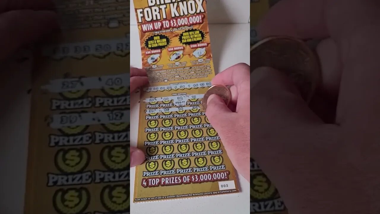 $3,000,000 Lottery Ticket Break Fort Knox Scratch Offs! #lottery