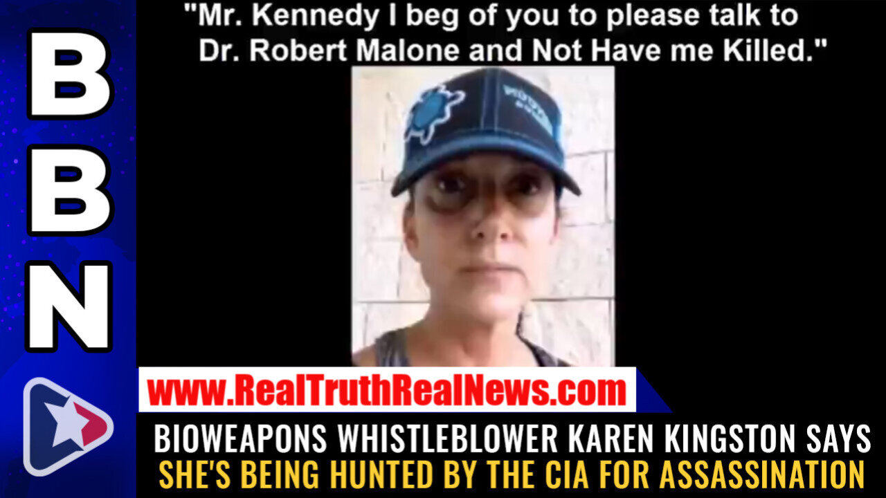 ⭐️ Bioweapons Whistleblower Karen Kingston Alleges She is Being Hunted Down By the CIA for Assassination Ordered by Dr. Robert Malone * Links 👇