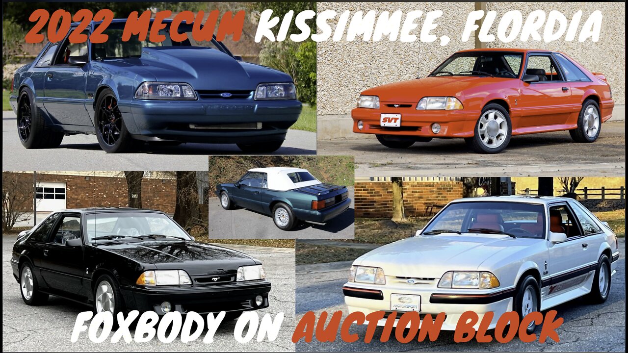 5 HIGHEST PRICED FOX BODY MUSTANGS AT MECUM KISSIMMEE 2022